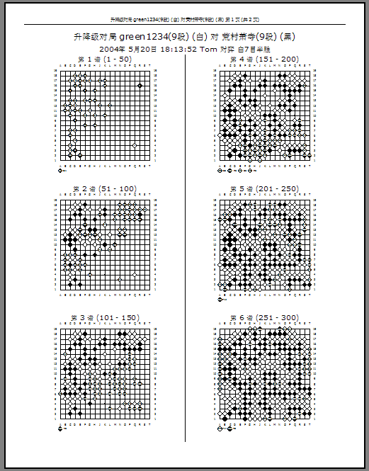 MultiGo Print Preview